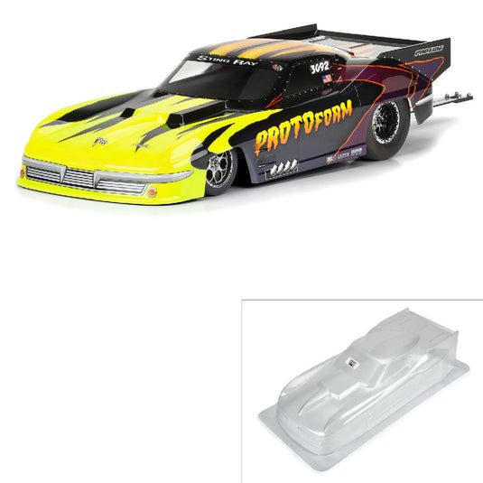 Pro-Line 1/10 1963 Chevy Stingray Pro Mod Clear Body for SC Drag Cars