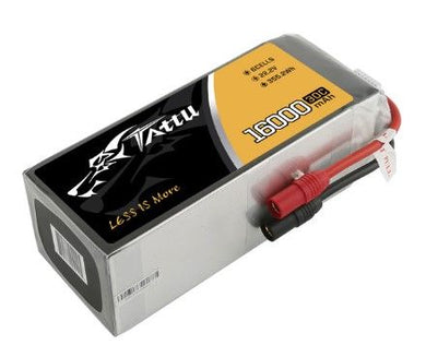 Tattu - 922 - 16000mAh 6S 22.2V 30C LiPo Battery Pack with AS150+AS150 Plug