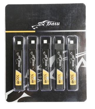 Tattu - 985 - 300mAh 1S1P 3.8V 75C High Voltage LiPo Battery Pack with JST-PHR 2.0 Plug (5)
