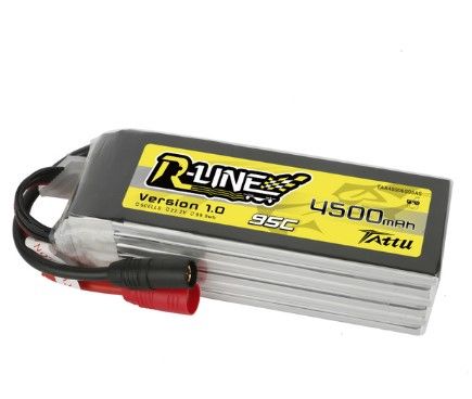 Tattu - 307 - R-Line 4500mAh 6S 95C LiPo Battery Pack with AS150 Plug