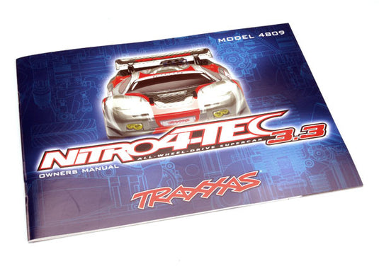 Traxxas Owner's Manual, Nitro 4-Tec (With Traxxas 3.3 Racing Engine)