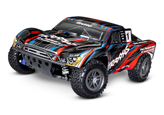 Traxxas Slash 1/10 4X4 Brushless Electric Short Course Truck RTR with TQ 2.4GHz Radio System, BL-2s ESC (Fwd/Rev) Requires Battery and Charger - Red