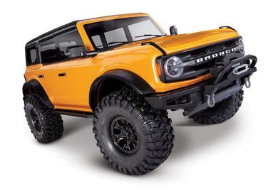 Traxxas TRX-4 Scale and Trail 2021 Ford Bronco 1/10 Crawler, XL-5 HV, Titan 12T - Orange