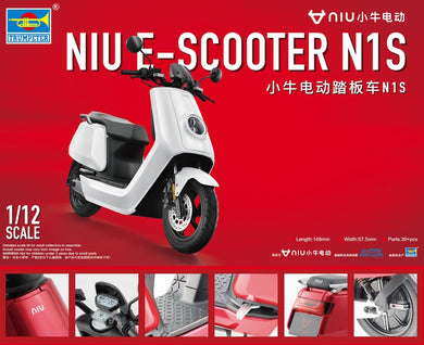 Trumpeter 1/12 NIU E-SCOOTER N1S - pre-painted