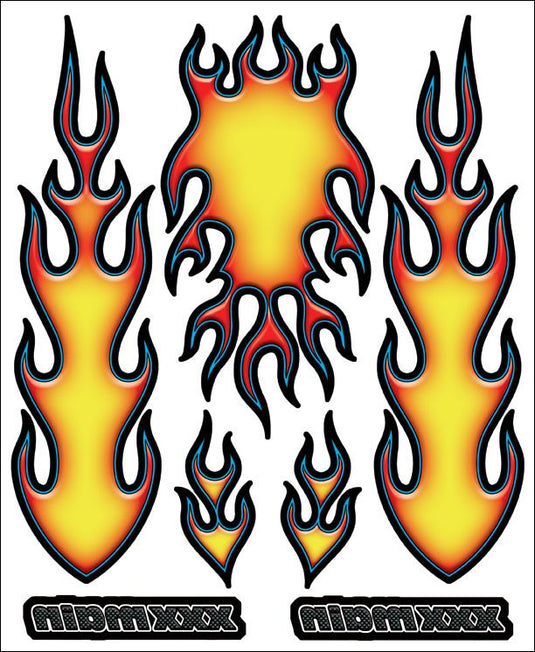 XXX Main Racing Fire Internal Graphic