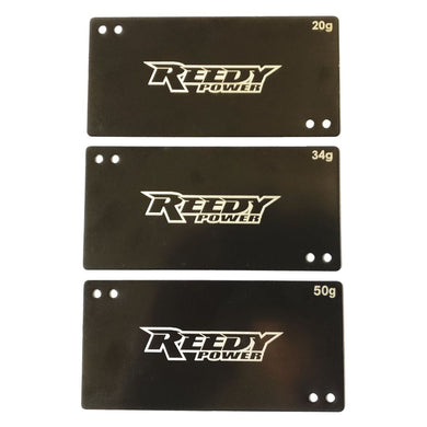 Reedy Shorty Battery Weight Set, 20g, 34g, 50g