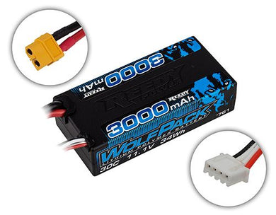 Reedy WolfPack LiPo 3000mAh 30C 11.1V Shorty, XT60 Plug