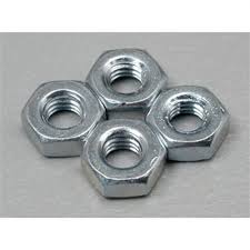 Du-Bro 3.0MM Steel Hex Nuts (4/pkg)