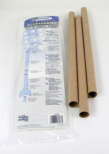 Estes Rockets BT-50 Body Tube (3 pk)