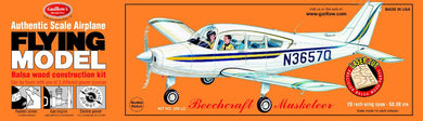 Guillow's 1/20 Beechcraft Musketeer Laser Cut Model Kit (1)