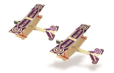 Guillow's Bullseye Twin Pack Balsa Glider in Store Display (24)