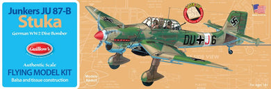 Guillow's 1/30 Junkers JU-87B Stuka Laser Cut Model Kit (1)