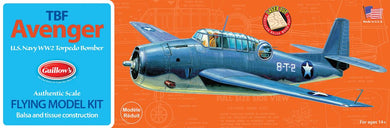 Guillow's 1/30 TBF Avenger Laser Cut Model Kit (1)