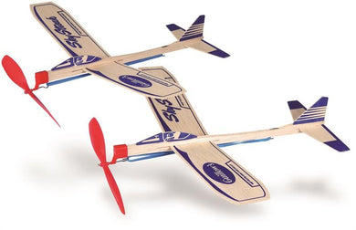 Guillow's Sky Streak Twin Pack Balsa Glider in Store Display (24)