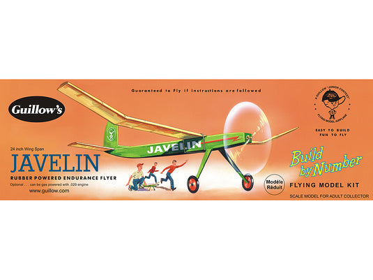 Guillow's Javelin Rubber Powered Model Kit (1)