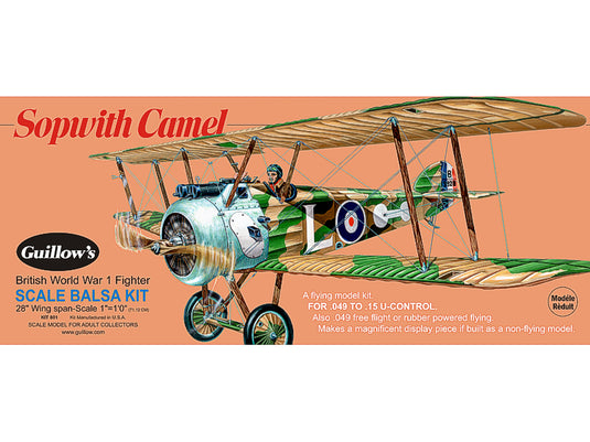 Guillow's 1/12 Sopwith Camel Model Kit (1)