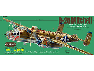 Guillow's 1/32 N.A. B-25 Mitchell Model Kit (1)