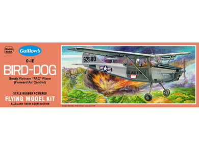 Guillow's 1/24 Cessna 0-1E Bird-Dog Rubber Powered Model Kit (1)