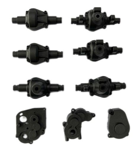 Hobby Plus Transmission Gear Box & Axle Set (Conqueror 6x6)