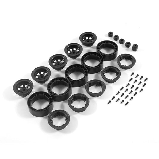 Hobby Plus Internal Beadlock Wheel (Black)(4)