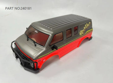 Hobby Plus Rock Van Finished Body Set (Grey)