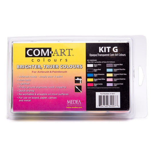 Iwata Com Art Colours Opaque/Transparent Kit G