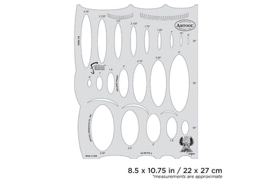 Iwata Artool Blasted FX Oval FX Freehand Airbrush Template by Ryan 