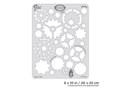 Iwata Artool FX4 Sraeg Freehand Airbrush Template by Craig Fraser