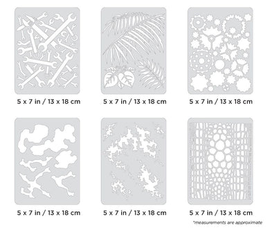 Iwata Artool FX4 Mini Series Set Freehand Airbrush Template by Craig Fraser