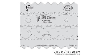 Iwata Artool Intro Series Freehand Airbrush Template by Robert Paschal