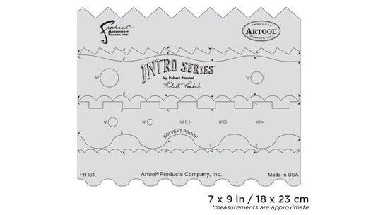 Iwata Artool Intro Series Freehand Airbrush Template by Robert Paschal