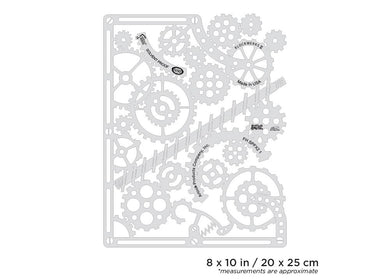 Iwata Artool Steampunk FX2 Klockwerks II Freehand Airbrush Template by Craig Fraser