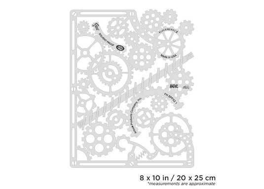 Iwata Artool Steampunk FX2 Klockwerks II Freehand Airbrush Template by Craig Fraser