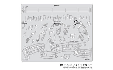 Iwata Artool FX3 Musika Freehand Airbrush Template by Craig Fraser