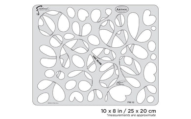 Iwata Artool FX II The Blob Freehand Airbrush Template by Craig Fraser