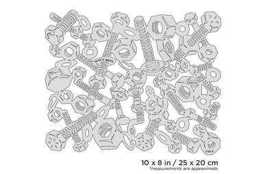 Iwata Artool FX II Nutz N' Boltz Freehand Airbrush Template by Craig Fraser