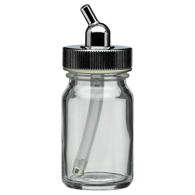 Iwata Glass Bottle 0.68 oz / 20 ml With Metal Adaptor Cap