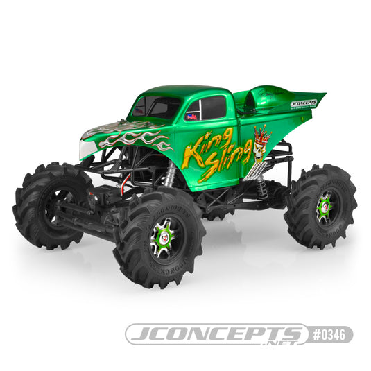 JConcepts King Sling - Mega Truck body w/ scoop & spoiler (Fits - Axial SMT10 - 7