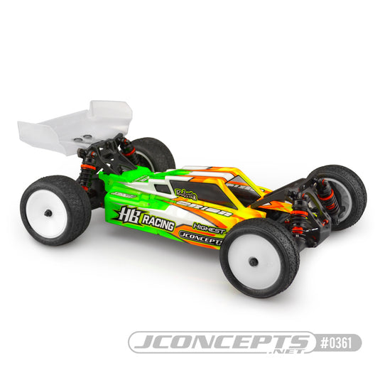 JConcepts F2 - HB Racing D418 body w/ Aero S-Type wing