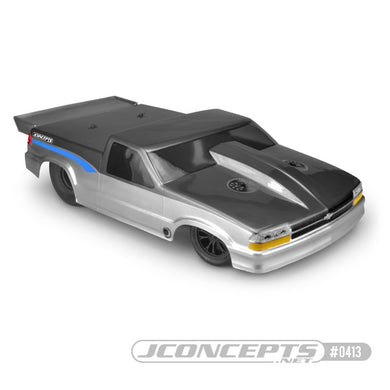 JConcepts 2002 Chevy S10 drag truck, Street Eliminator body