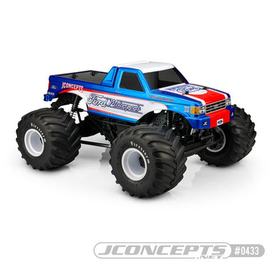 JConcepts 1989 Ford F-250 monster truck body w/ racerback (Fits - 7