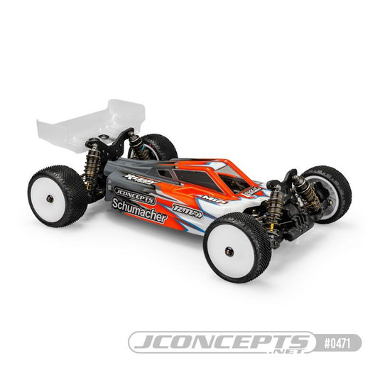 JConcepts S2 - Schumacher Cat L1R Body With Carpet/Turf Wing - Light Weight