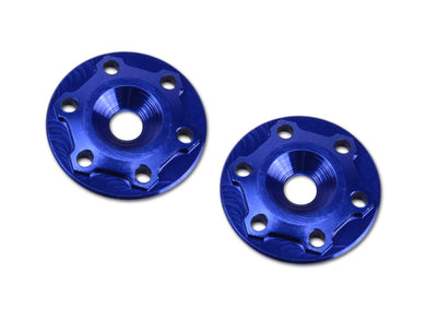 JConcepts Finnisher - 1/8th buggy / truck - screw-in type aluminum wing button - blue