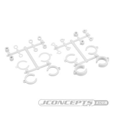 JConcepts Big Bore Shock Limiter, Up-Travel Kit, 24 pc - White (Fits ÃƒÂ¢Ã¢â€šÂ¬Ã¢â‚¬Å“ 3.0 And 3.5mm Shock Shafts)