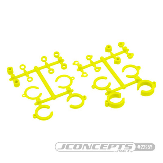 JConcepts Big Bore Shock Limiter, Up-Travel Kit, 24 pc - Yellow (Fits ÃƒÂ¢Ã¢â€šÂ¬Ã¢â‚¬Å“ 3.0 And 3.5mm Shock Shafts)