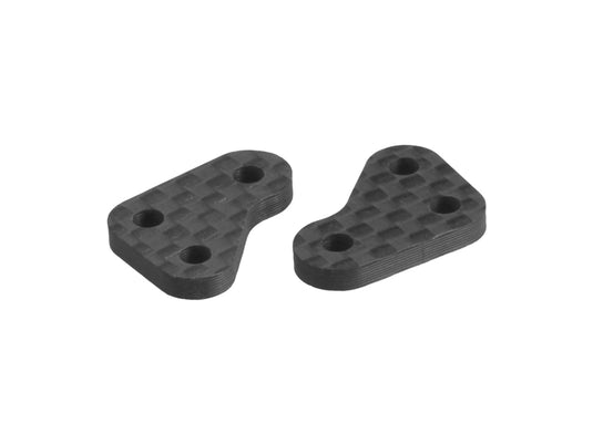 JConcepts B6.2 | B6.3 Carbon Fiber steering arms - 2pc. (0 setting) (Fits - B6 | B6D | B6.1 | B6.2 | B6.3)