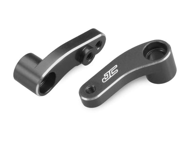 JConcepts B6.2 | B6.3 Aluminum steering bellcranks - black (Fits - B6 | B6D | B6.1 | B6.2 | B6.3)