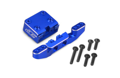 JConcepts B6.2 | B6.3 Front camber link mount bulkhead - blue (Fits - B6 | B6D | B6.1 | B6.2 | B6.3)