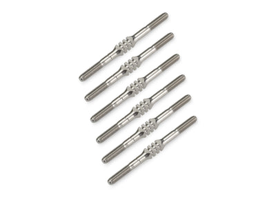 JConcepts B6.2 | B6.3 Fin Titanium turnbuckle set - 6pc. (Fits - B6 | B6D | B6.1 | B6.2 | B6.3)