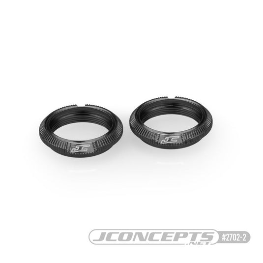 JConcepts Fin, 13mm Shock Collar Fits Team Associated 13mm Shock Body - Black